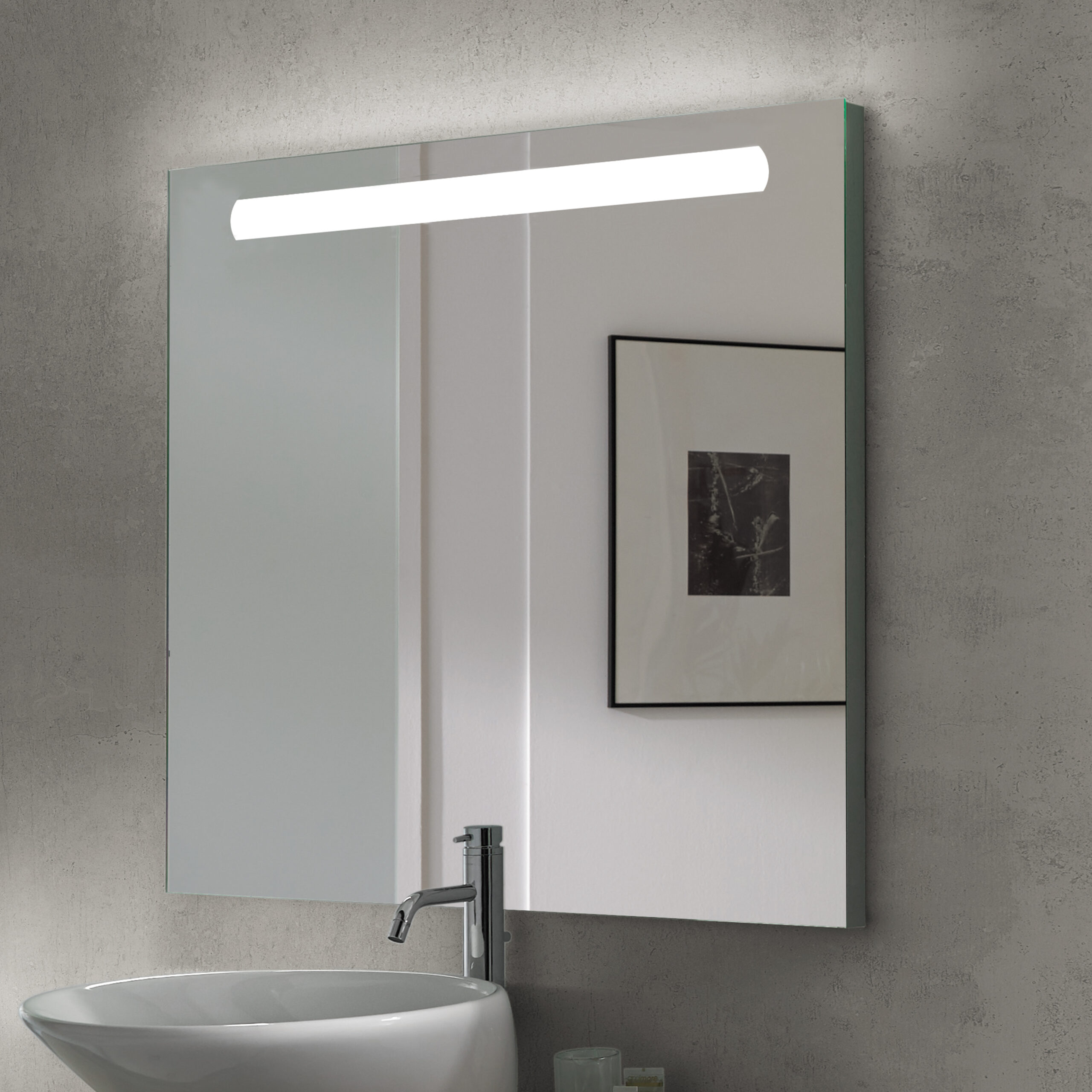 Espelho de casa de banho LED Cassiopeia